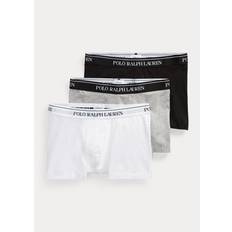 Polo Ralph Lauren Classic Boxer Trunks 3-Pack - White/Heather/Black