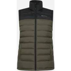 Men - Microfiber Vests Mountain warehouse Men's Seasons II Padded Gilet - Khaki Green