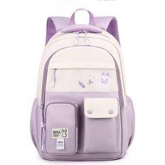 RYWOLT (Violet) Bag School Student Backpack Rabbit Large Capacity Lightweight And Wearresistant