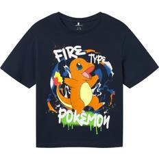 Pokemon T-shirts Barnkläder Name It T-Shirt - Dark Sapphire