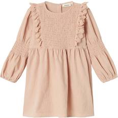 24-36M Klänningar Name It Lil' Atelier Nmfrosita Klänning - Rugby Tan