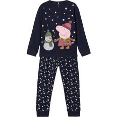 Peppa Pig Nacht kledingstukken Name It Schlafanzug - Dark Sap