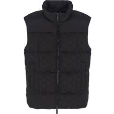 Armani Exchange Vests Armani Exchange Monogram Gilet - Black