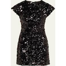 Ganni Vestidos Ganni Sequin Mini Dress - Black