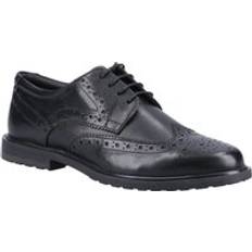 Hush Puppies Verity Leather Brogues Shoes - Black