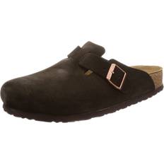 Birkenstock Brown Clogs Birkenstock Classic Boston Soft Clogs - Narrow/Mocha/Brown