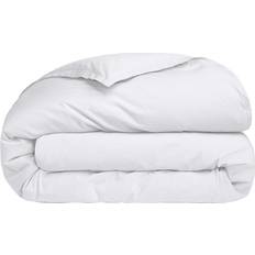 Coton Égyptien Linge de Lit Parachute Percale Full/Queen Duvet Cover White