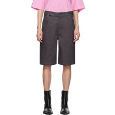 Acne Studios Shorts Acne Studios Organic Cotton Shorts - Dark Grey