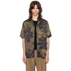 Khaki Satin Shirt - Brown