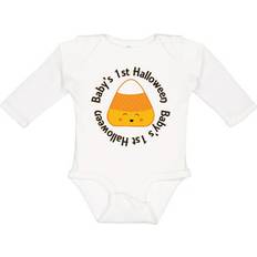 Bodysuits Inktastic First Halloween Candy Corn Long Sleeve Baby Bodysuit