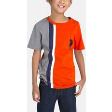 T-shirts U.S. Polo Assn. Boys Vertical Stripe T-Shirt - Pumpkin Patch