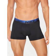 Men - Red Underwear Nike Dri-Fit Essential Micro Trunk 3 Pack - Black