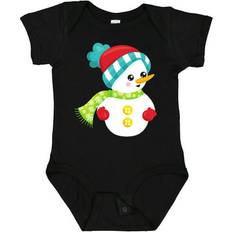 Bodysuits Inktastic Snowman With Hat Scarf Gloves - Carrot Nose