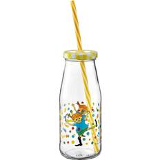 Pippi Bottle With Lid and Straw