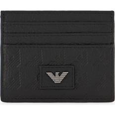 Emporio Armani Kortholdere Emporio Armani Leather Card Holder Embossed Eagle