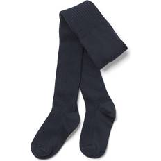 Wheat 12-18M Underkläder Wheat Wollrippstrumpfhose Robin - Navy