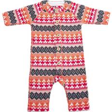 Orange Jumpsuits Barnkläder Reima Lyhde Knit Overall Basskikt Unisex - Orange