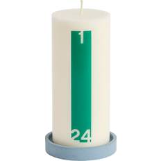 Beton Kaarsenhouders Hay Calendar Green/Offwhite Candle Holder 15cm