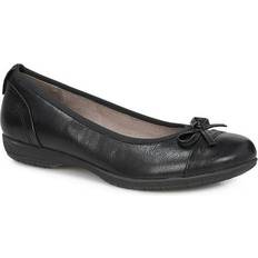 Pavers Flat Ballet Shoes - Black