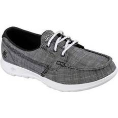 Skechers Go Walk Lite Boat Shoe - Black/White