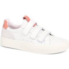 Barbour Women Trainers Barbour Triple-Strap Trainers - White-Peach