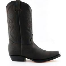 Grinders Cowboy Leather Boots - Brown