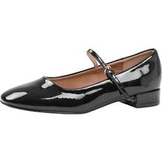 Where's That From Minsk Patent Leather Buckle Detail Pumps - Black