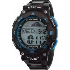 Adult - Buckle Wrist Watches UnbeatableSale, Ex-35 Digital Black 100M Blue Adult