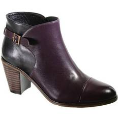 Wolverine Women Boots Wolverine Artist Heel Buckle Boot - Black/Purple