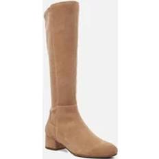 Brown - Woman High Boots Dune London Tayla Suede Knee High Boots - Brown