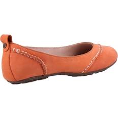 Dam - Orange Loafers Hush Puppies Janessa Leather Women's Coral Flats - Orange