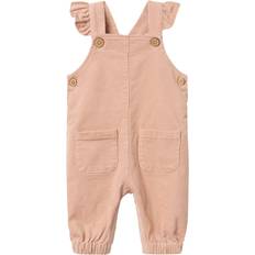 Fløjl Børnetøj Lil'Atelier Rugby Tan Revelle Overalls - Rugby Tan