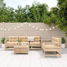vidaXL 6-Pack Garten-Lounge-Set mit Kissen Lounge-Set