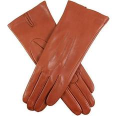 Silk Gloves & Mittens Silk Lined Leather Gloves - Cognac