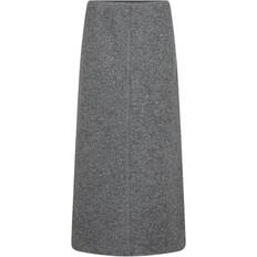 Levete Room Nederdele Levete Room Lricon Maxi Nederdel - Dark Grey Melange