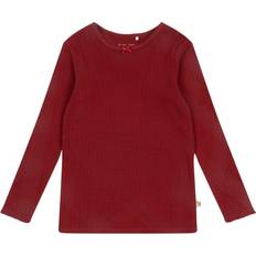 Ekologiskt material Blusar Konges Sløjd Minnie Blouse - Röd Dahlia