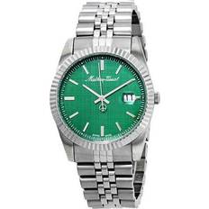 Adult - Green Wrist Watches Great Gems UnbeatableSale, Mathy III Green White Adult