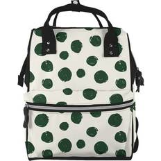 Stroller Accessories Kdxio Baby Diaper Backpack Abstract Green Polka Dot