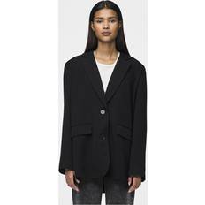 XL Blazere Pieces Pckamil Loose Blazer - Black