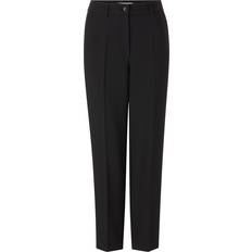 Rich & Royal Slim Pleated Pants Black