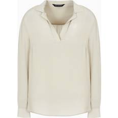 Armani Exchange Blouses Armani Exchange Crepe Blouse With Pleats - Back