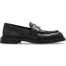 Emporio Armani Men Low Shoes Emporio Armani Pebbled Leather Loafers