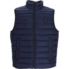 BOSS Odeno Funnel-Neck Padded Gilet - Blue