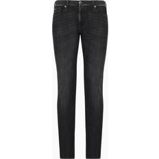 Emporio Armani Byxor & Shorts Emporio Armani 5 Pockets Pant Klänning Med Vida Kjol Och Korta Ärmar - Svart