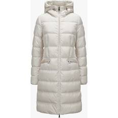 Moncler Women Coats Moncler Avocette Long Coat - Creme