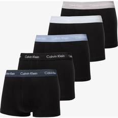 Men's Underwear on sale Calvin Klein Cotton Stretch Low-Rise Boxer Trunks - Black/Black