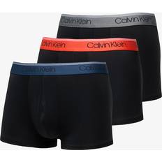 Calvin Klein Microfiber Stretch Low Rise Trunk 3-Pack - Black