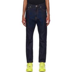 A Bathing Ape Jeans A Bathing Ape Bape Navy Shark Denim Pants - Indigo