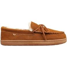 Men - Sheepskin Slippers Lamo Theo Moc Double Face Slippers - Chestnut