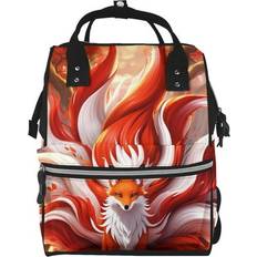 Stroller Accessories Kdxio Baby Diaper Backpack Red Sun Flame Fox